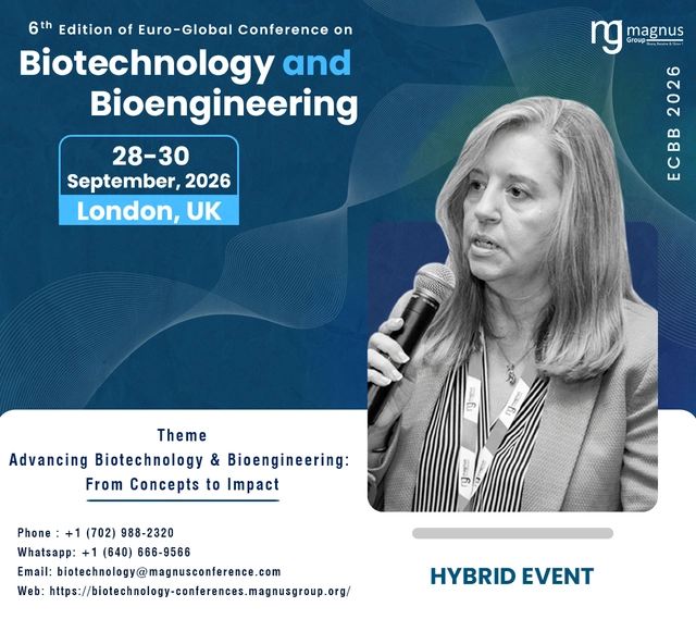 6th Edition of Euro-Global Conference on Biotechnology and Bioengineering